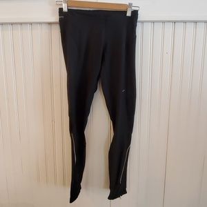 Nike Fit Dry Running Pant Sz S Zippers back pocket